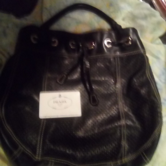 Authentic black prada purse with authentisity card - Picture 5 of 8